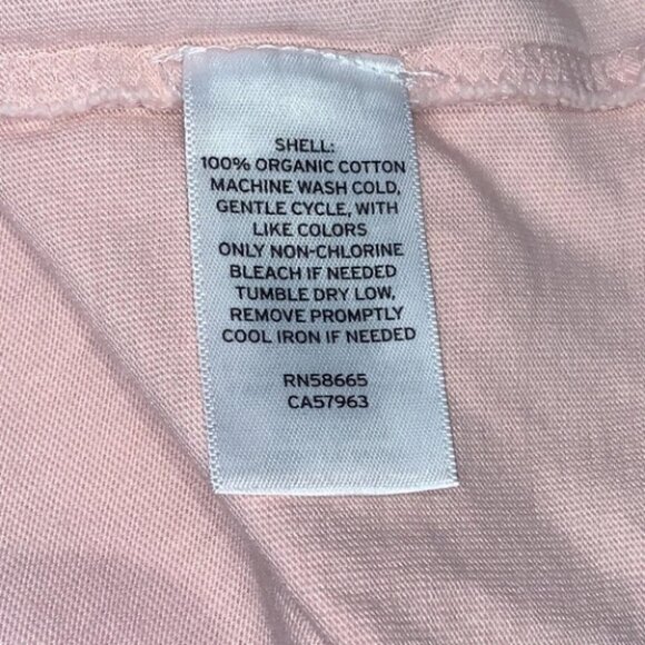 OPEN Edit 100% organic Boxy Crop cotton T-shirt In Pink Lotus XSmall - Picture 8 of 11